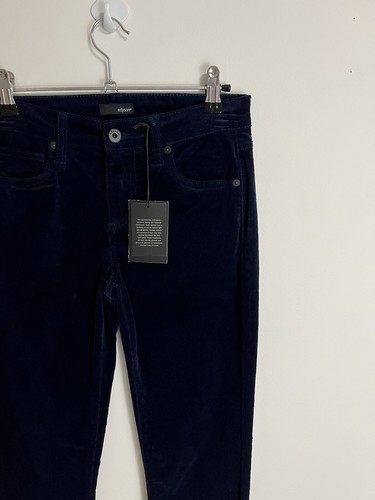 Edyson Stitch Fix Windsor Straight Leg Corduroy Pants Navy Blue Size 25 NWT - Picture 3 of 10