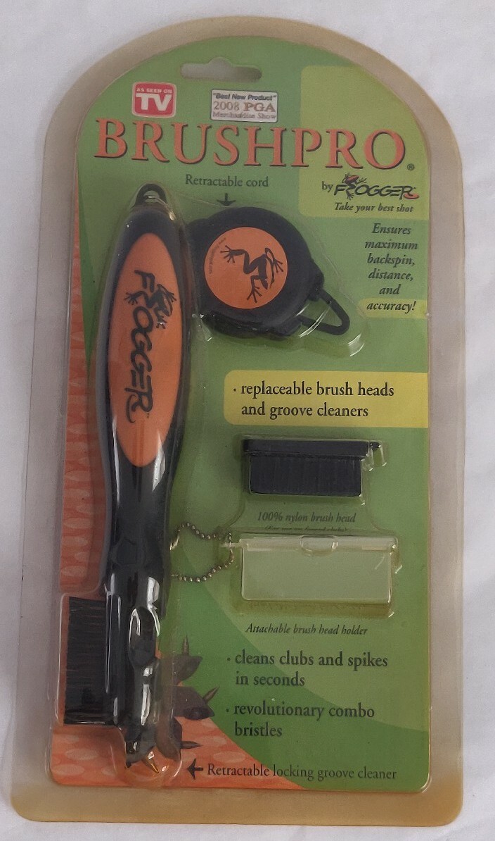 Frogger Brush Pro Retractable DualBristle Club Brush/Groove Cleaner w