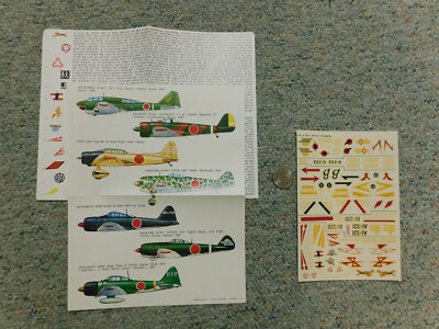 Esci Polly S decals 1/72 Mitsubishi KI-46 KI 43 Hayabusa Shoki variants J133