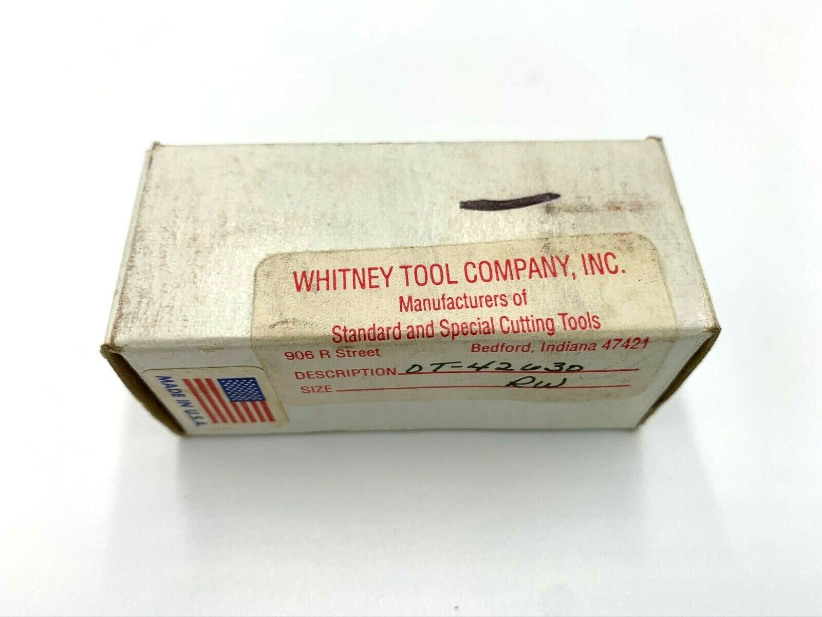 Whitney Woodruff Keyseat Cutter HSS w/TiN 1 1/4 x 5/16 14 teeth