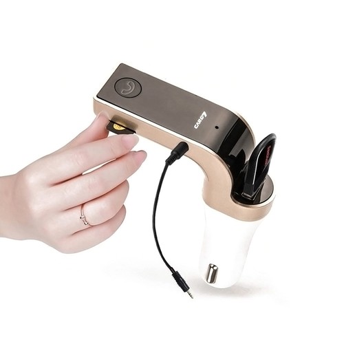 Émetteur Bluetooth FM USB chargeur de voiture adaptateur radio sans fil lecteur MP3 TF - Photo 2 sur 12