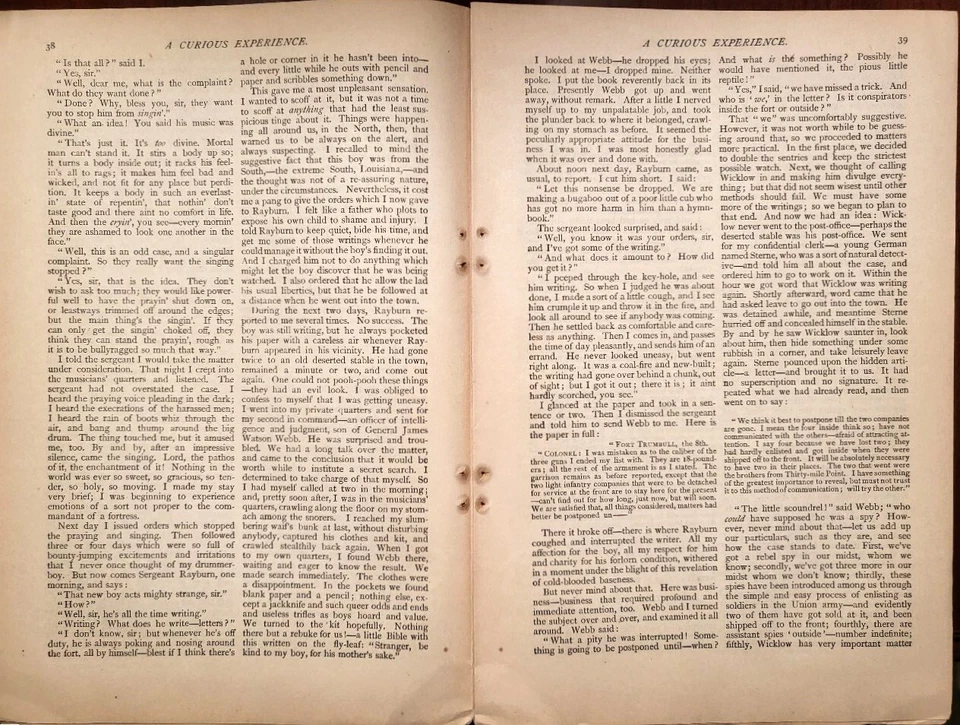 FIRST APPEARANCE! MARK TWAIN's Fascinating Short Story "A Curious Experience" - Image 4 of 4