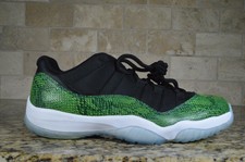jordan 11 retro low green snakeskin
