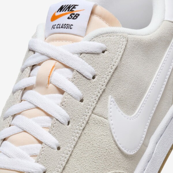 スニーカー Nike SB FC Classic Skateboarding Shoe 909096-111 Nike SB FC Classic Skateboarding Shoes 'White/Grey' (909096