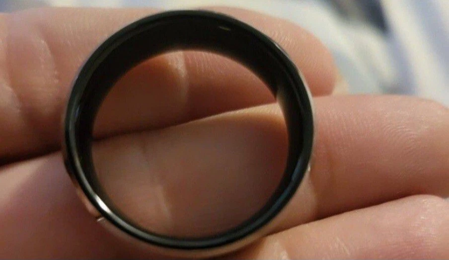 Miami Dolphins Mens NFL tungsten ring. wedding ring. unique gift. Size 14 — 第 3/4 张图片