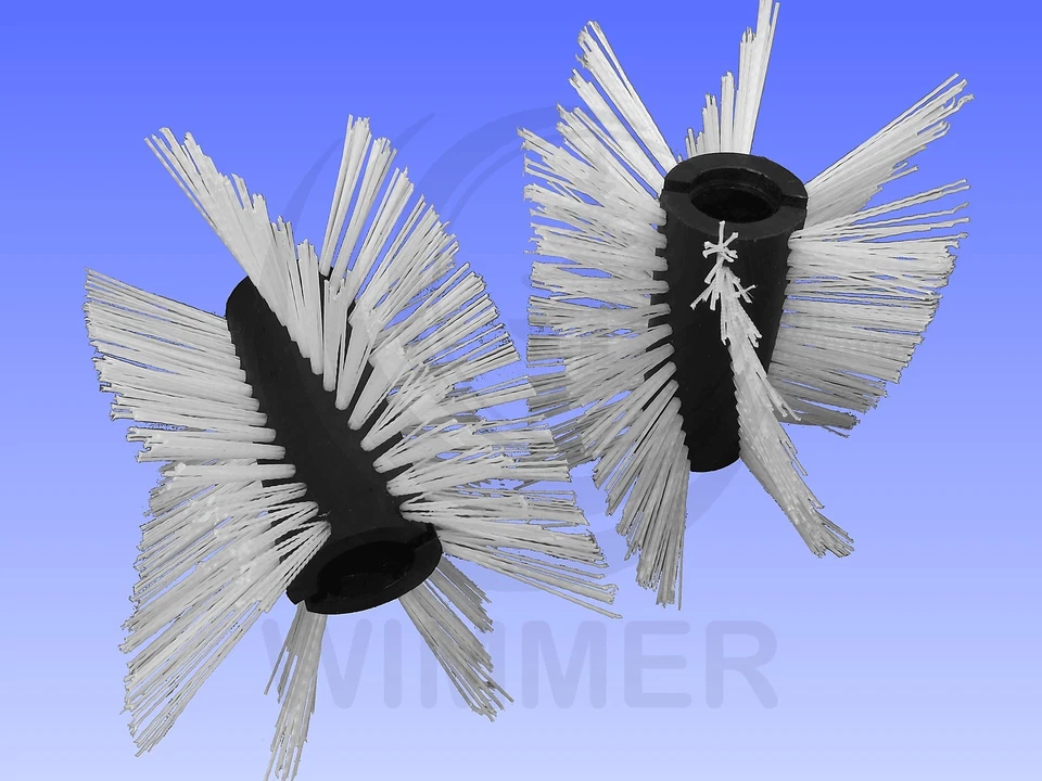 WIMMER 2 Stück Besen Bürste Kehrwalzen Agria 6100 7100 Cleanstar Compact 700mm Schnee