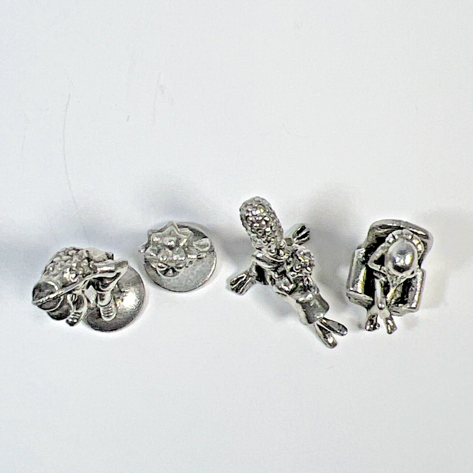 The Simpsons Pewter Monopoly Mail-in Tokens Lisa Marge Mr Burns Otto 2001 - Image 2 of 4