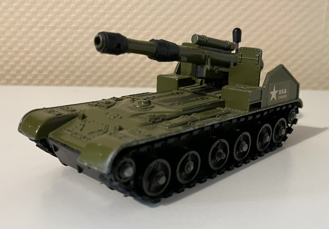 Dinky 654, 155mm Mobile Gun - Free Price Guide & Review