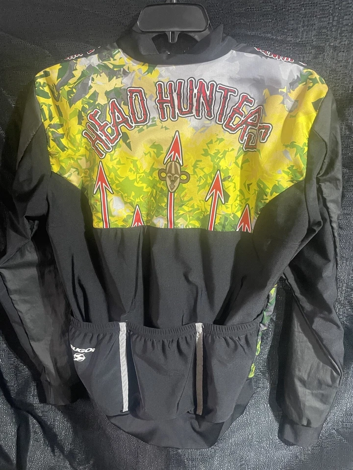 (V) Sugoi мужчин велоспорт джерси длинным рукавом головы охотников La camas плавать и спорт sz L - Изображение 4 из 4