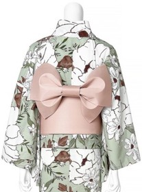 Grail Kimono Yukata Set Dress Watercolor Floral Pattern Kyoto Summer Clothes New