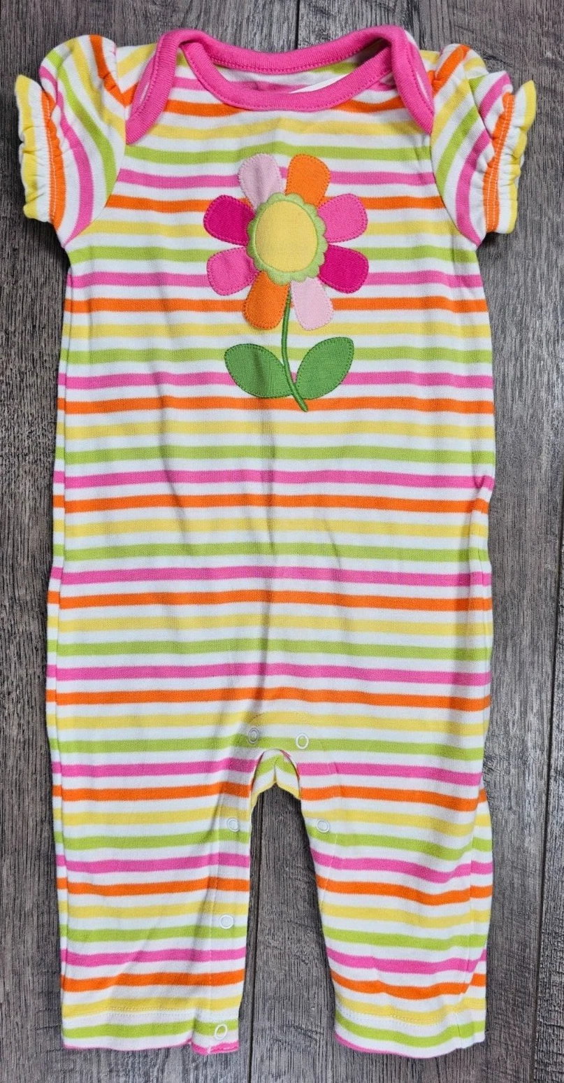 Baby Girl Clothes New Gymboree 3-6 Month Little Birdie Flower Outfit