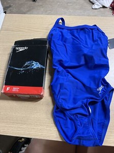 Speedo Women's Core Solid Flyback Training Swimsuit Size 26 New Sapphire