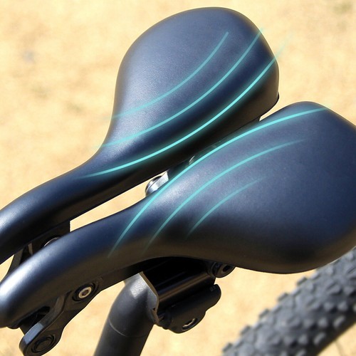 Ergonomic Road Bicycle Saddle Cushion MTB Road Bike Adjustable Bum Seat - Picture 21 of 24