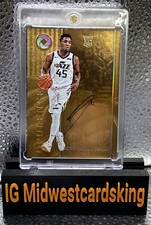 2017-18 Panini Opulence Holo Gold Donovan Mitchell Auto Rookie Card RC #8/10