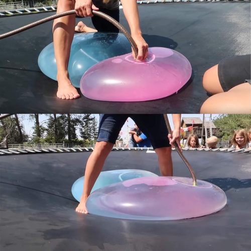 Water Bubble Ball Balloon Inflatable Water-Filled Ball Soft Rubber Ball for Outd - Picture 8 of 12
