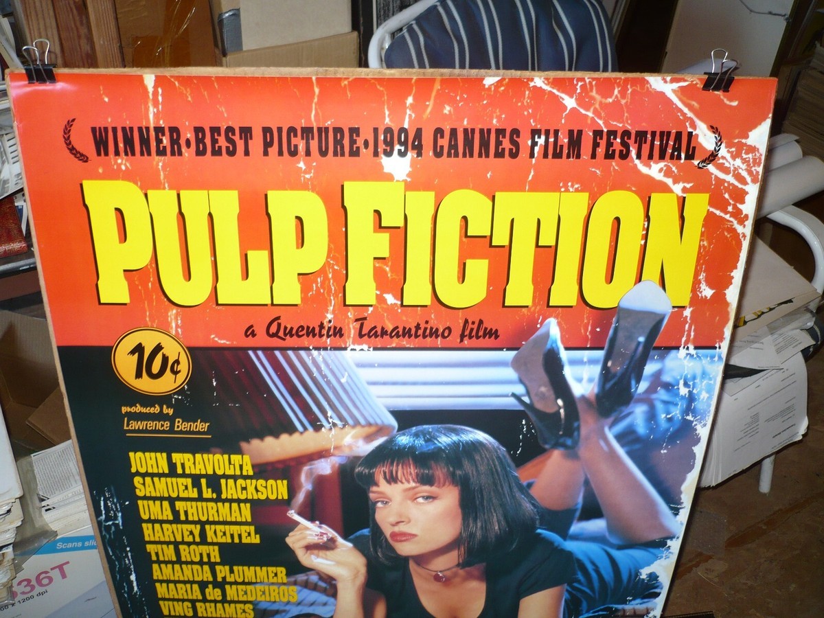【当時物】90s PULP FICTION ORIGINAL POSTER 当時物】90s PULP FICTION ORIGINAL POSTER Pulp Fiction