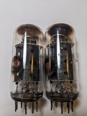 Two (2) Pieces Fisher 7868 Tubes for 400 500B 500C Scott 299C 299D 340B
