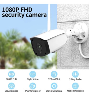 HPEvery Outdoor Überwachungskamera 1080p Brandneu Kostenloser Versand  