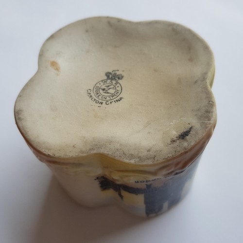 Antique Carlton Ware Ceramic pot Westminster Abbey London WR Stoke England - Picture 7 of 17