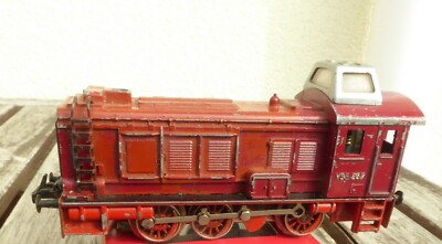 Trix Express H0 Diesel Locomotive V 36 257 Red Epoch 3/4 Used with Defect