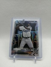 JHONNY PIRON 2021 BOWMAN CHROME MOJO 1ST BOWMAN #BCP-239 TAMPA BAY RAYS