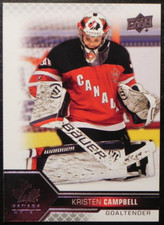 2022-23 22/23 Team Canada Women #65 Kristen Campbell Toronto Sceptres