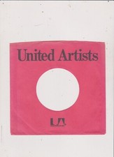 UNITED ARTISTS 45 RPM COMPANY SLEEVE FREE SHIPPING IN U S