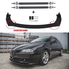 For Alfa Romeo Giulietta 156/147/159 Stelvio Giulia Front Bumper Lip +Strut Rods