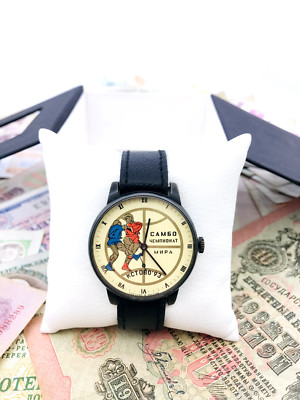 Rare Pobeda Sambo World Championship USSR 2602 wrist watch Victory  