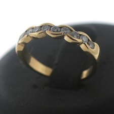 0,50 Ct Memory Brillant Ring 750 Gold 18 Kt Gelbgold Damen Wert 1990,-