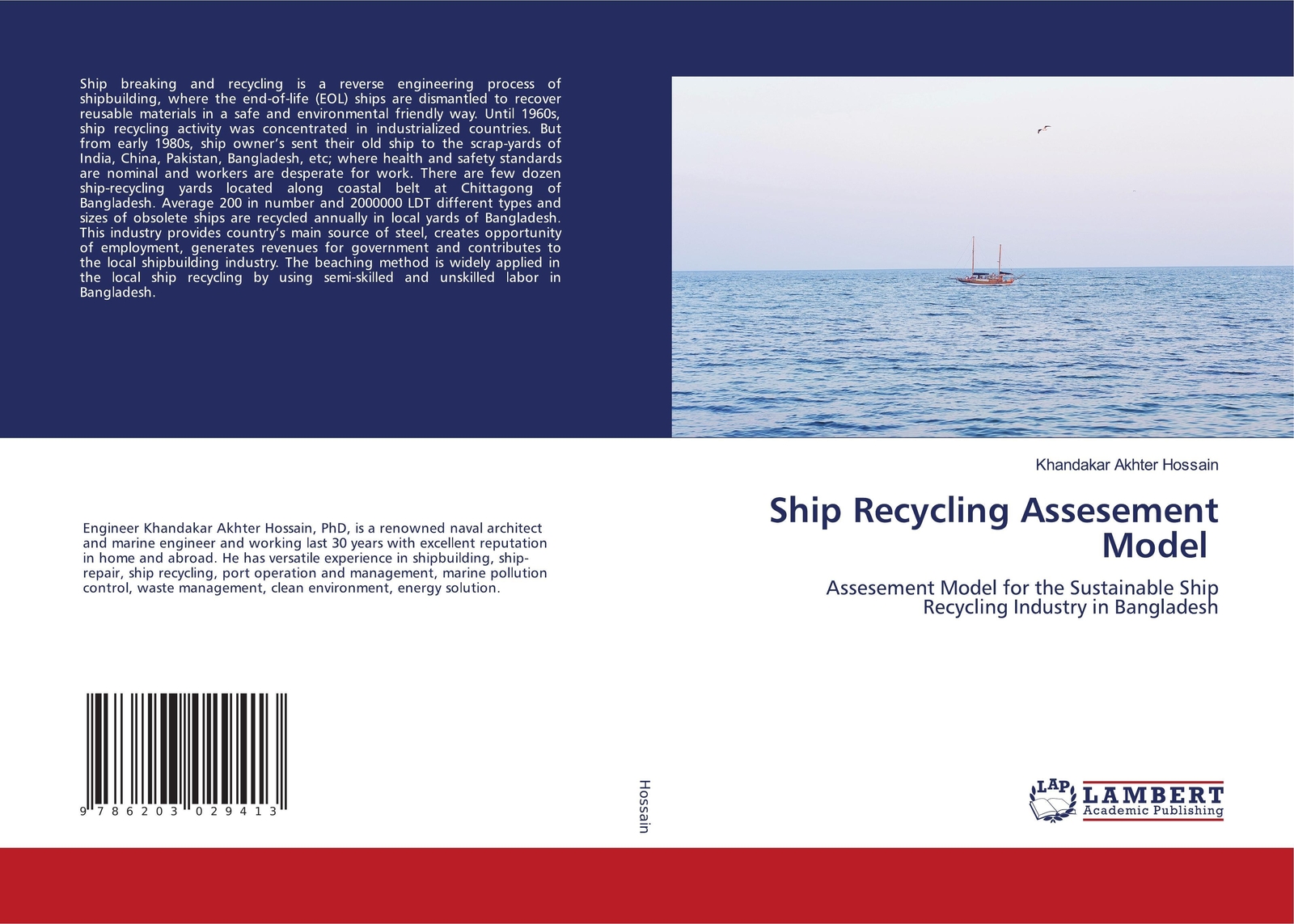 Thumbnail - Khandakar Akhter Hossain | Ship Recycling Assesement Model |