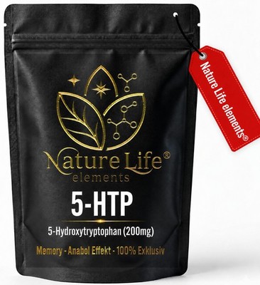 5-HTP 200 mg hochdosiert VEGAN Tabletten Hydroxytryptophan Nature Life elements