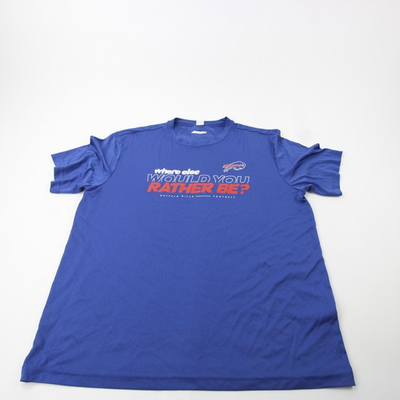 #ad #ad Buffalo Bills Sport Tek Short Sleeve Shirt Men#x27;s Blue Used $31.49