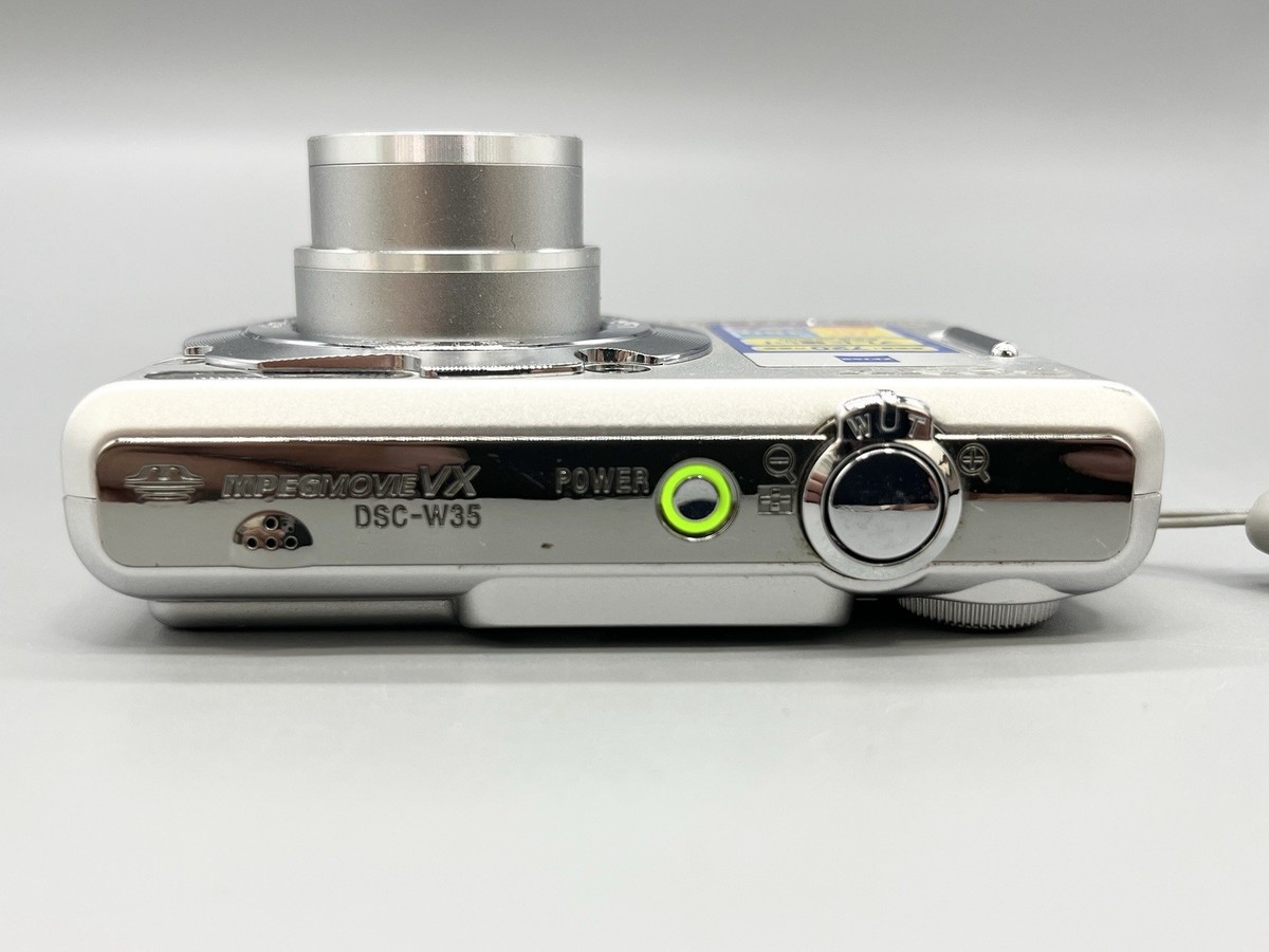 Sony Cyber-shot DSC-W35 7.2MP Digital Camera - Silver for sale