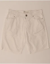 MURPHY & NYE Mens Casual Shorts W31 Medium White Cotton AA05