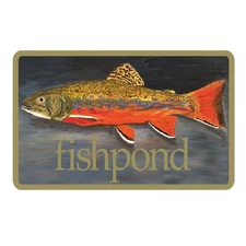 Fishpond Brookie 5" Decorative Bumper Fly Fishing Sticker