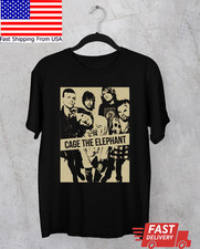 Cage the Elephant band black T-shirt Unisex All sizes S to 5XL AY1093
