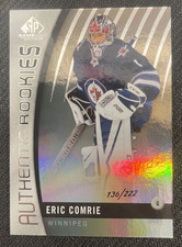 2017-18 UPPER DECK SP GAME USED ERIC COMRIE #128 AUTHENTIC ROOKIES #ed 136/222