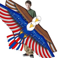 2 Pack 61" Patriotic Eagle Kites for Adults Easter Gifts, Huge Easy to Fly Ki...