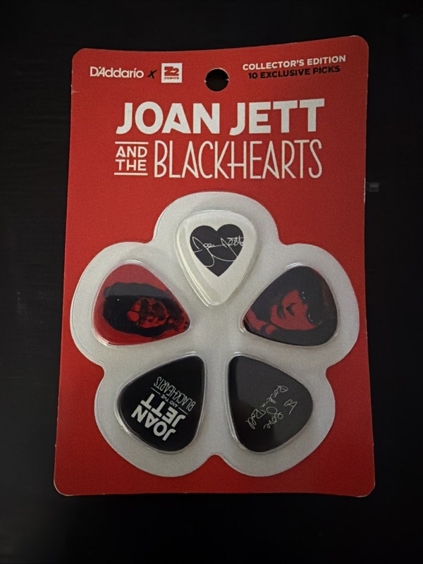 Joan Jett And The Blackhearts Collector’s Edition Guitar Picks - Five