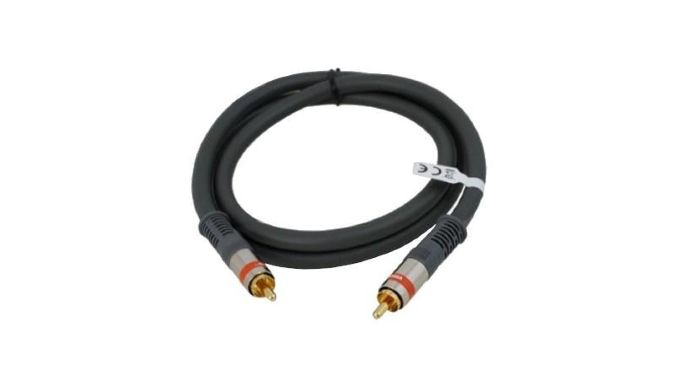 5903802601749 VITALCO RKD150 Kabel Coaxial Audio 1x RCA Cinch wtyk wtyk 1m V 3990₽