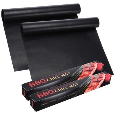 2Pack Oven Liners for Bottom, 15.7 x 13'' 0.2mm t Non-Stick Oven Mats, Black