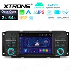 5" Android 14 Octa Core Car GPS Navi Radio Stereo 64G For Jeep Wrangler Liberty
