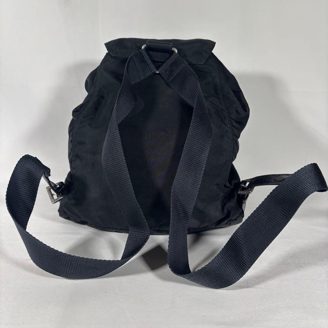 PRADA Backpack Drawstring Tesuto Nylon White Tag … - image 5