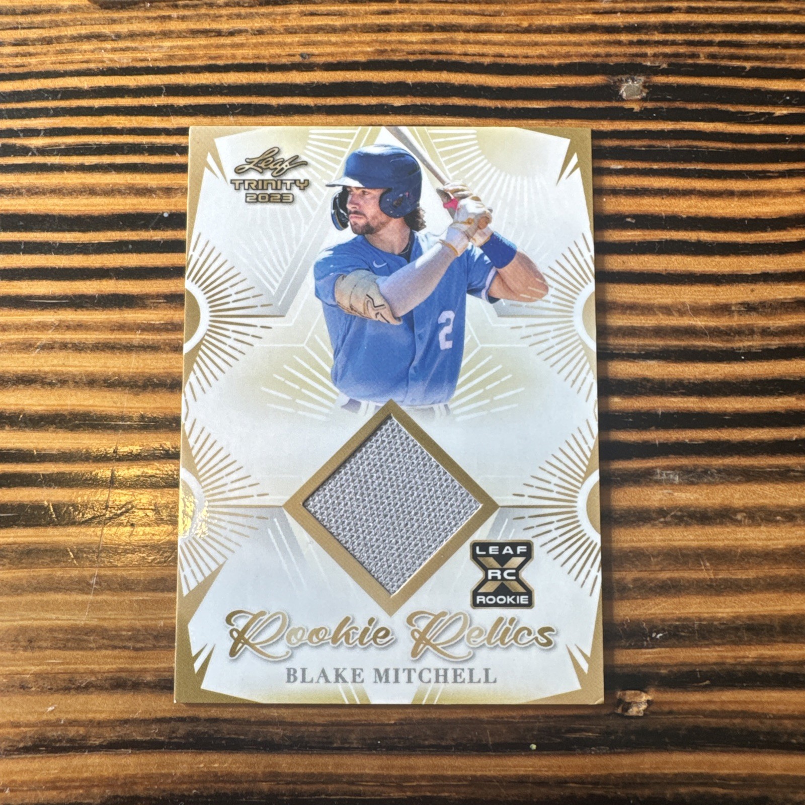 2023 Leaf Trinity Mega Box - Rookie Relics Blake Mitchell #RR-9 (MEM, RC)