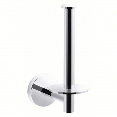KOHLER STILLNESS Post TOILET PAPER HOLDER POLISHED CHROME Solid brass 14459-CP