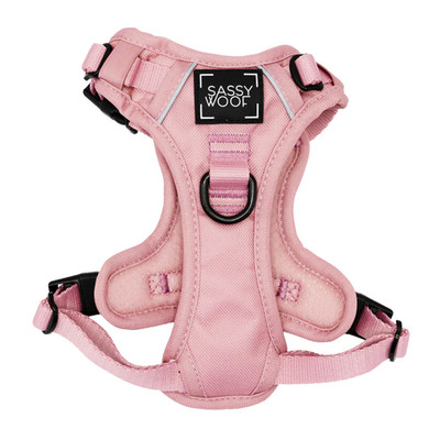 NWT Sassy woof Dog Step-in Harness - Dusty Rose