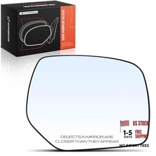 Right Passenger Side Non-Heated Mirror Glass with Backing Plate - Compatible