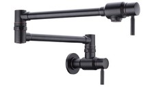 Oil Rubbed Bronze Commercial Pot Filler Faucet Traditional Double Handle 168