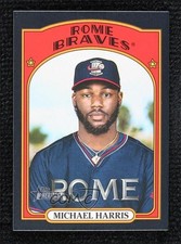 2021 Heritage Minor League Edition Black Border 18/50 Michael Harris II #49 0ue8